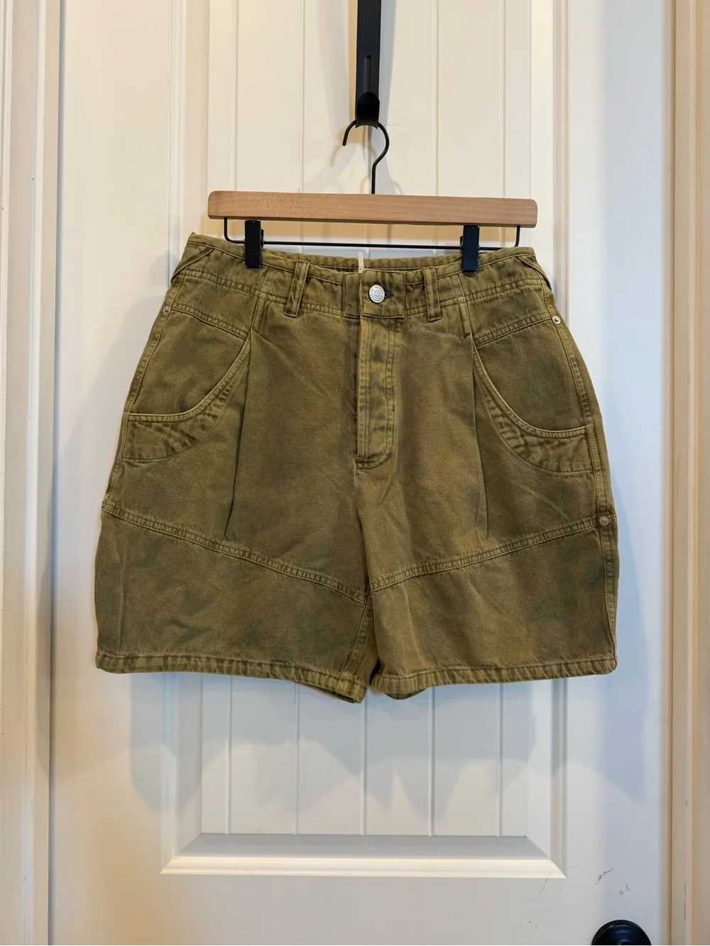 Free People Wild Rebel Barrel Shorts